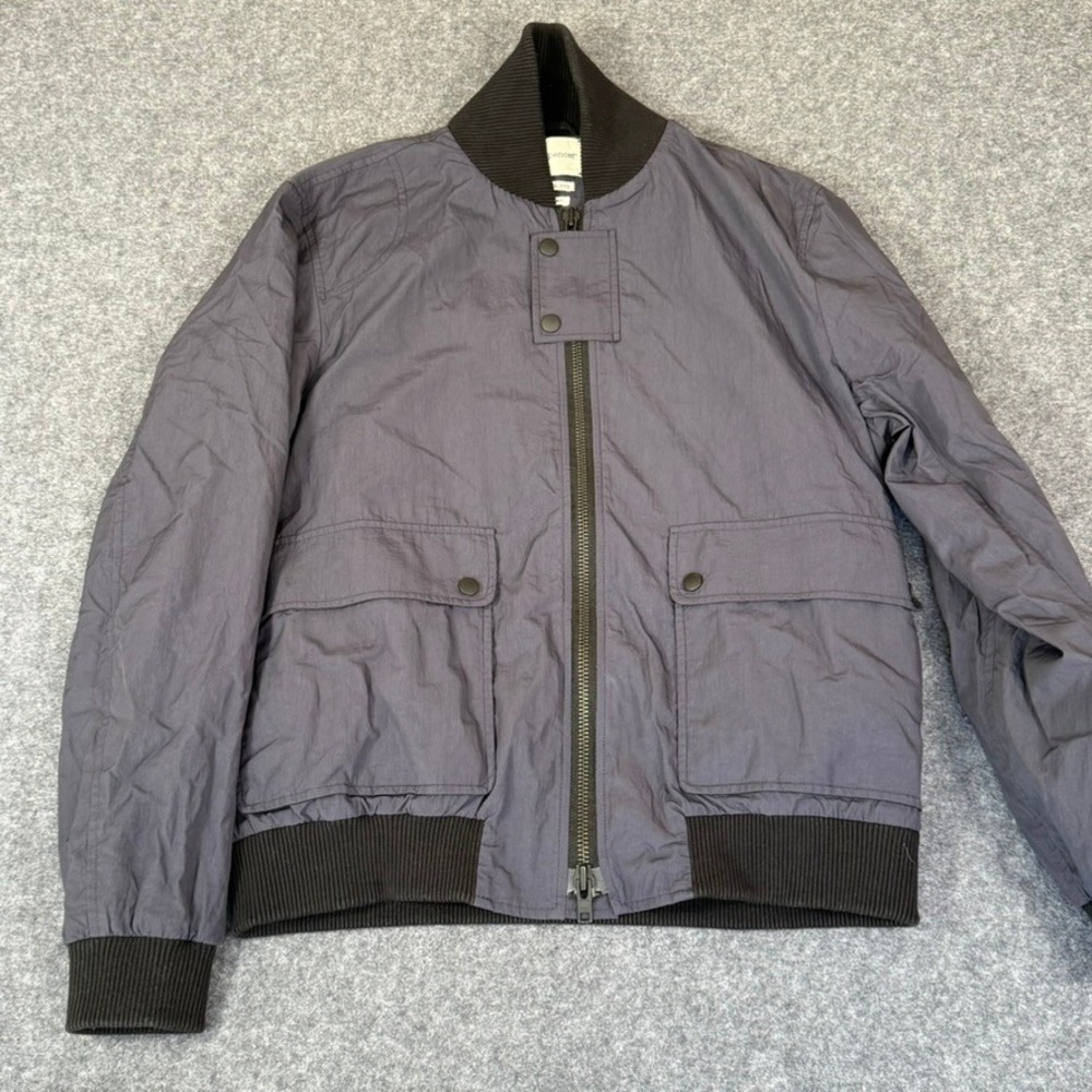 Oliver Spencer Bermondsey Shell Bomber Jacket - Blue Jacket England 42 US Large